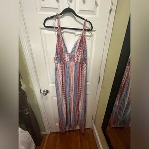 Lulus Boho Print Maxi Dress.  XL